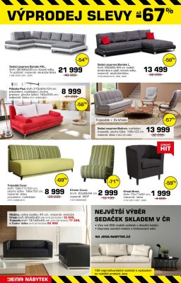 akční leták Jena nábytek 11.3.2019-31.3.2019