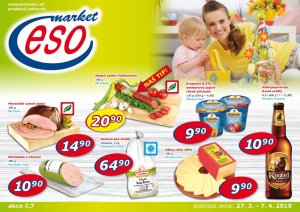 akční leták ESO MARKET 27.3.2019-7.4.2019