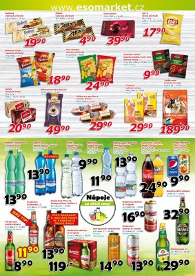 akční leták ESO MARKET 27.3.2019-7.4.2019