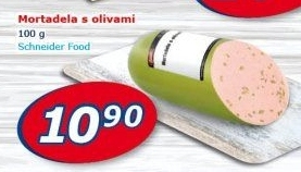 Salám Mortadella s olivami Schneider