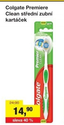 Kartáček na zuby Premier Clean Colgate
