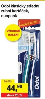 Kartáček na zuby Odol