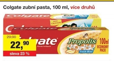 Pasty na zuby Colgate