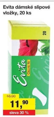 Vložky dámské slipové Evita