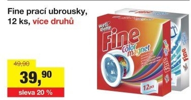 Ubrousky na praní Fine