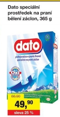 Prací prostředek na záclony Dato