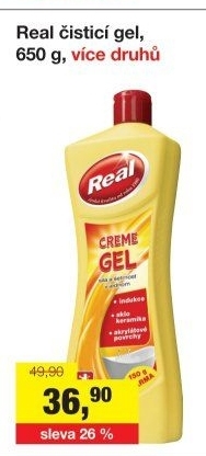 Čistič gelový Real