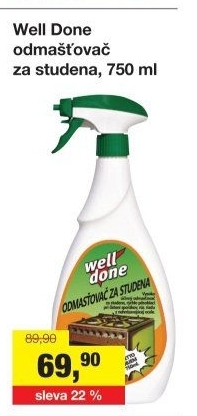 Odmašťovač Well Done