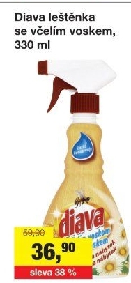 Leštěnka se včelím voskem Diava