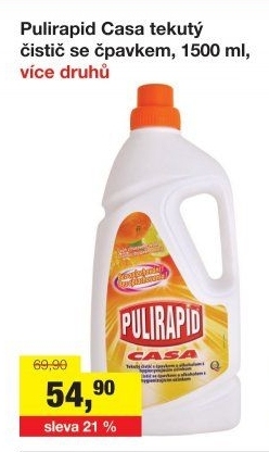 Čistič univerzální se čpavkem Casa Pulirapid