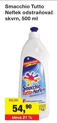 Tekutý odstraňovač skvrn Neflek Smacchio Tutto Madel