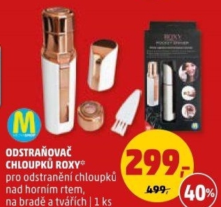Odstraňovač chloupků Roxy