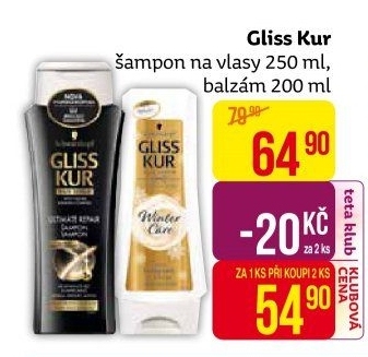 Šampon Gliss Kur Schwarzkopf