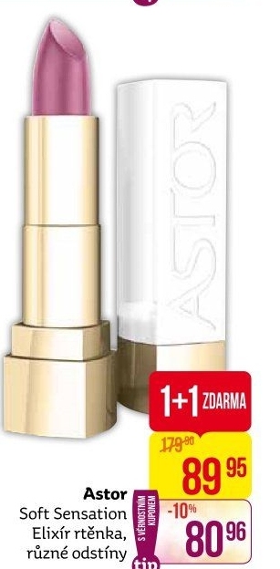 Rtěnka Elixir Soft Sensation Astor - Teta drogerie akcniletaky.com