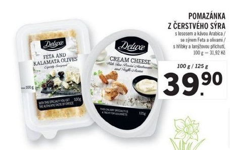 Pomazánka z čerstvého sýra Deluxe