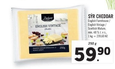 Sýr Čedar English Farmhouse Deluxe