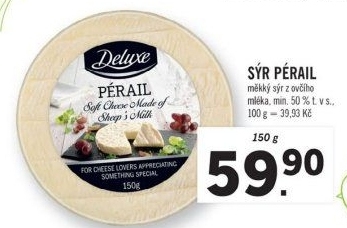 Sýr Francouzský Pérail Deluxe