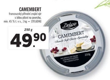 Sýr Camembert Deluxe