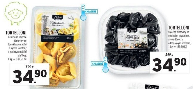 Tortelloni plněné Deluxe