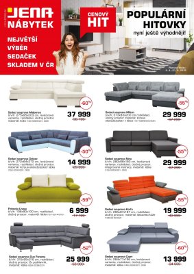 akční leták Jena nábytek 4.4.2019-21.4.2019