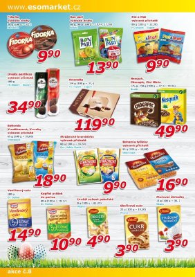 akční leták ESO MARKET 10.4.2019-21.4.2019