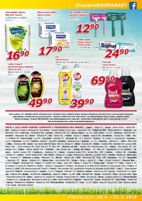 akční leták ESO MARKET 10.4.2019-21.4.2019