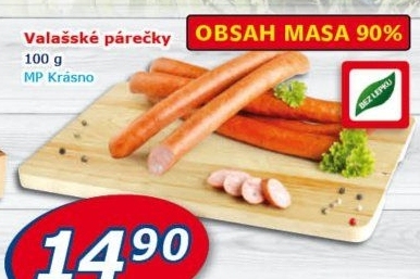 Valašské párečky Krásno