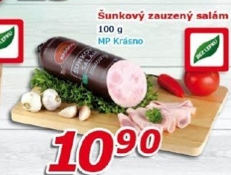 Salám šunkový zauzený Krásno