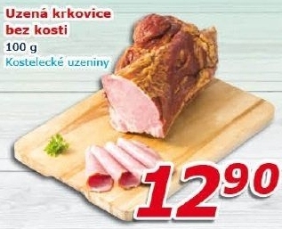 Vepřová krkovice uzená bez kosti Kostelecké uzeniny