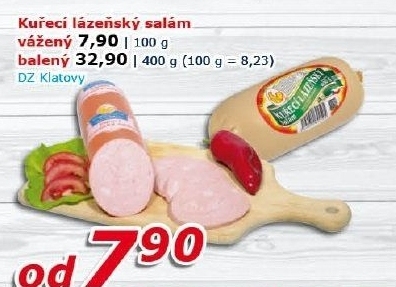 Kuřecí lázeňský salám DZ Klatovy