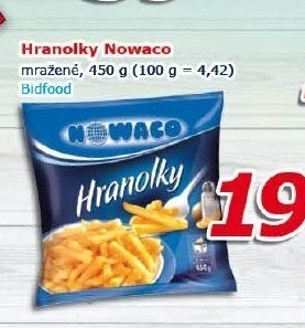Hranolky mražené Nowaco