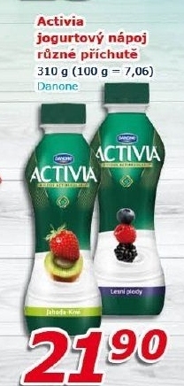 Jogurtový nápoj Activia Danone