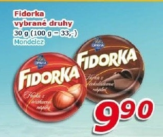 Oplatky Fidorka Opavia