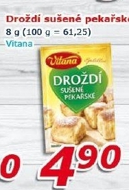 Droždí sušené Vitana