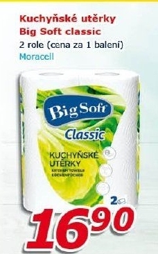 Utěrky kuchyňské 2vrstvé Classic Big Soft