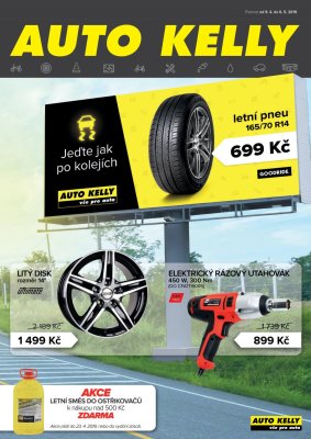 akční leták Auto Kelly 9.4.2019-6.5.2019