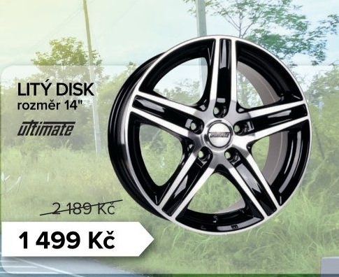 Litý disk ULTIMATE 14&quot