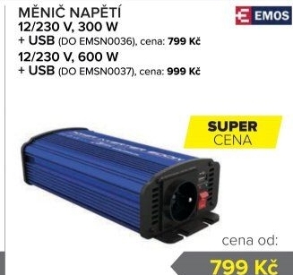 Měnič napětí Emos