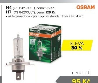 Autožárovky Osram Ultra Life