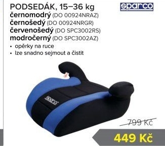 Podsedák do auta Sparco