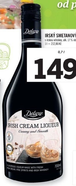 Likér irský smetanový Deluxe