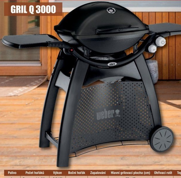 Plynový gril Weber Q 3000
