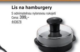 Tvořítko na hamburger