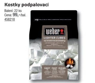 Podpalovací kostky Weber
