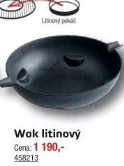 Wok litinový Tepro