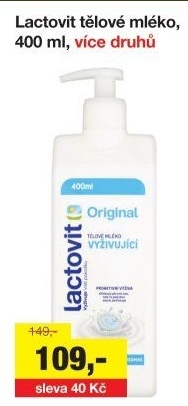 Tělové mléko Lactovit