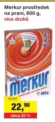 Prací prášek Merkur