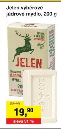 Mýdlo na praní Jelen