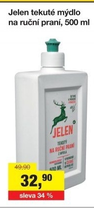 Tekuté mýdlo na ruční praní Jelen