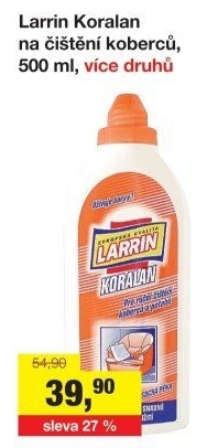 Čistič koberců Koralan Larrin